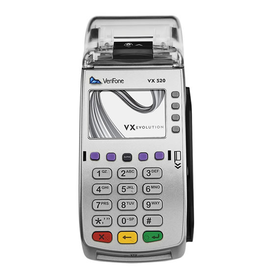 A credit card machine